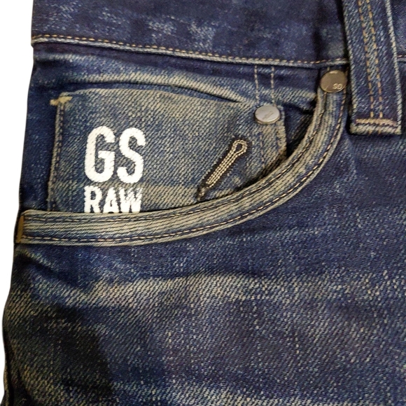 G STAR Raw Jeans Men's Button Fly Size 34 X 32 Boot Cut Straight Leg Denim - Picture 4 of 13
